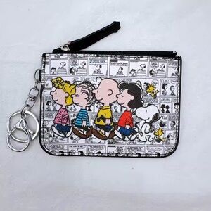 NEW Peanuts Snoopy Comic Strip Coin Purse - Multicolor Card Holder Wallet